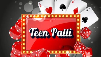 An engaging visual of Teen Patti cards, chips, and dice, illustrating the thrilling game setup and capturing the essence of how to play Teen Patti.