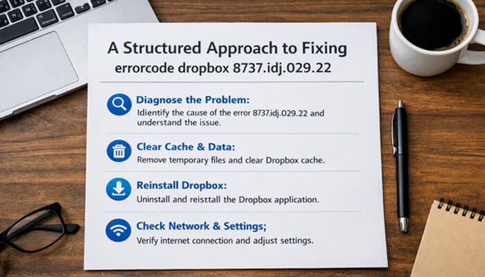 A Structured Approach to Fixing errorcode dropbox 8737idj029 - Live Casino Magic - Live CasinoMagic Fixing errorcode dropbox 8737.idj.029.22 with troubleshooting steps like cache clearing and reinstalling