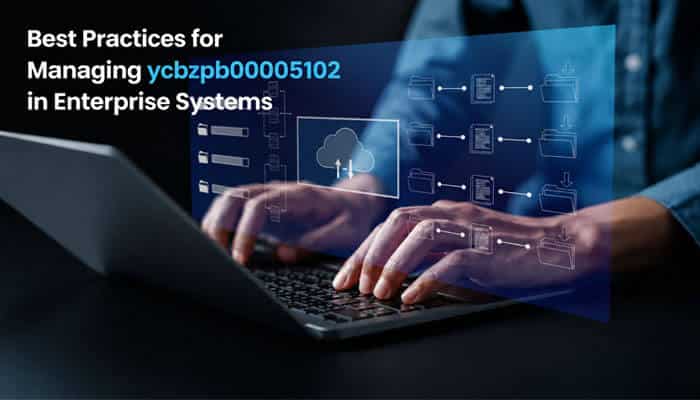 Best Practices for Managing ycbzpb00005102 in Enterprise Systems - Live Casino Magic - Live CasinoMagic Hands typing on a laptop with a digital overlay showing cloud and folder structures, demonstrating best practices for managing ycbzpb00005102 in enterprise systems.