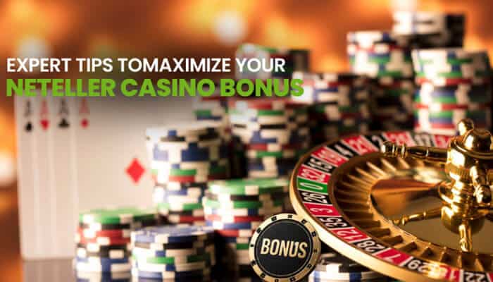 Expert Tips to Maximize Your Neteller Casino Bonus - Live Casino magic - Live CasinoMagic Expert tips to maximize your Neteller Casino Bonus, showcasing poker chips, a roulette wheel, and playing cards, with a focus on secure, rewarding gaming experiences.