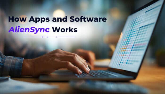 How Apps and Software AlienSync Works - Live Casino Magic - Live CasinoMagic Apps and Software AlienSync workflow showing how intelligent synchronization connects applications, automates data exchange, and improves business operations through seamless software integration.
