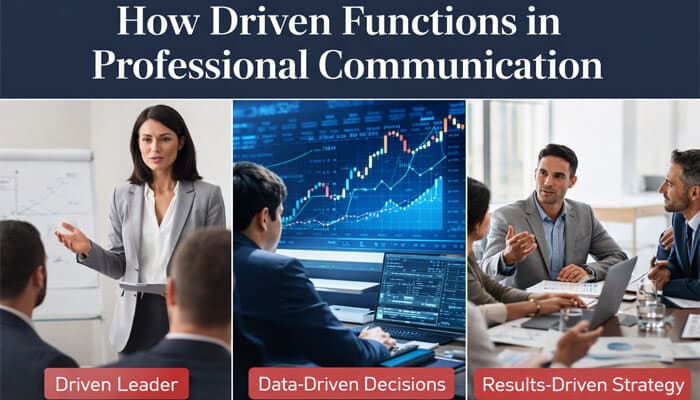 How Driven Functions in Professional Communication - Live Casino Magic - Live CasinoMagic How 'Driven' Functions in Professional Communication: A visual breakdown showcasing the importance of 'Driven' leadership, data-driven decisions, and results-driven strategies in business communication. Understanding the use of 'driven' in different professional contexts and its impact on effective decision-making.