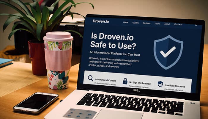 Is Droven io Safe to Use - Live Casino Magic - Live CasinoMagic About droven.io: This image showcases the Droven.io platform, emphasizing its reputation as a trusted informational content platform. Droven.io focuses on providing safe, well-researched content including articles, guides, and reviews, ensuring users can rely on the platform for accurate and insightful technology and cybersecurity information, without the need for sign-ups or risks.