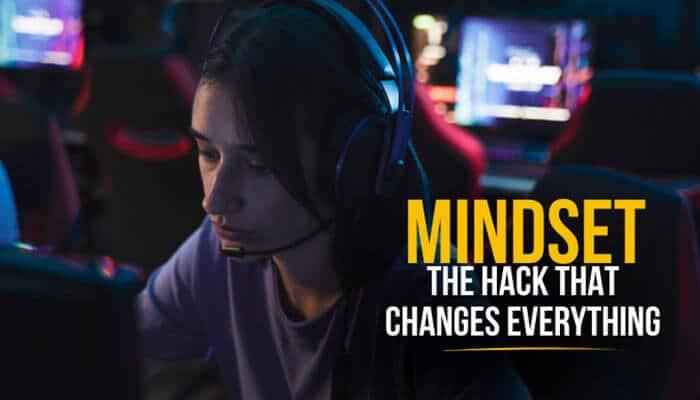 Mindset The Hack That Changes Everything - Live Casino Magic - Live CasinoMagic TGAGeeks Gaming Hacks mindset-focused featured image showing a competitive gamer wearing a headset in a professional gaming setup, highlighting mental focus, reaction time improvement, emotional control, strategic thinking, gaming discipline, and performance psychology techniques that help gamers improve consistency and competitive gameplay in 2026.