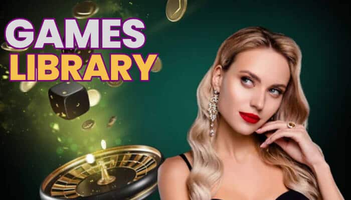 Games Library - Tycoonstory - Live CasinoMagic Bang Coins Casino games library graphic featuring roulette, dice, and casino imagery, representing its 3,000+ slots, table games, fish games, and live dealer titles.