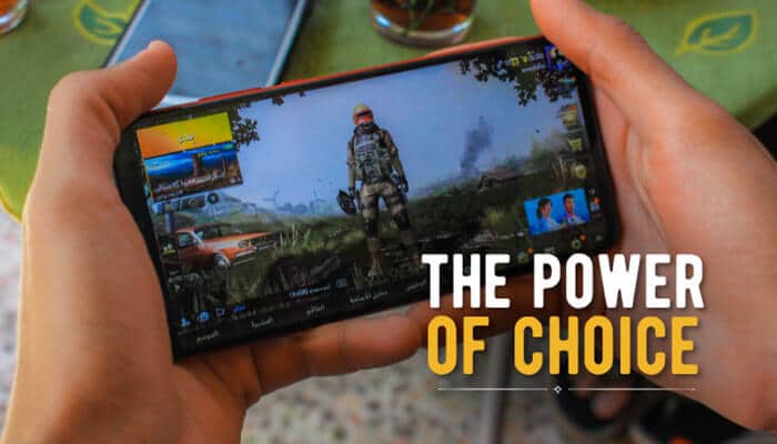 The Power of Choice - Live Casino Magic - Live CasinoMagic Why Gaming Is Fun BFNC Tutorials showing a player enjoying a mobile action game, highlighting player choice, interactive decision-making, strategy, and immersive gameplay.