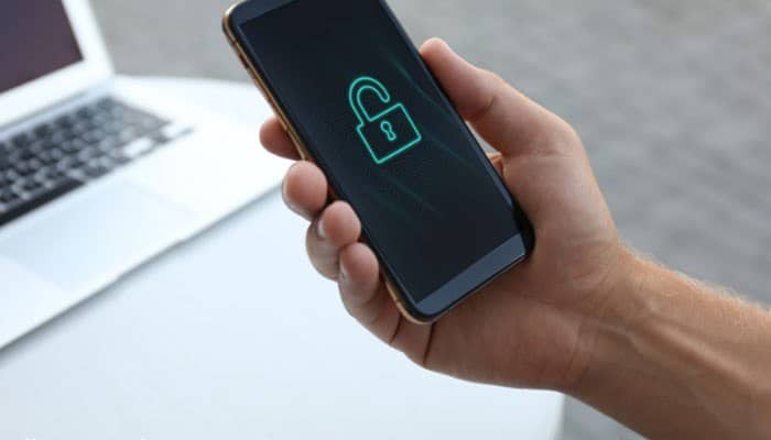 Privacy and Personal Data - Live Casino Magic - Live CasinoMagic American Luck Casino privacy and security protection concept showing a smartphone with a digital lock icon, representing account safety, personal data protection, identity verification, and secure online gaming practices